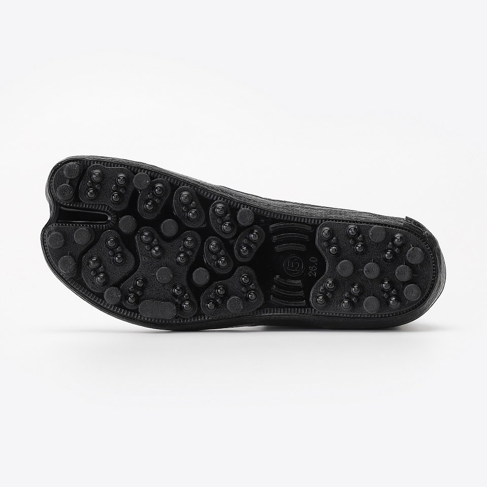 Marugo Spike Tabi Boots 8 Clips All Black with stitching
