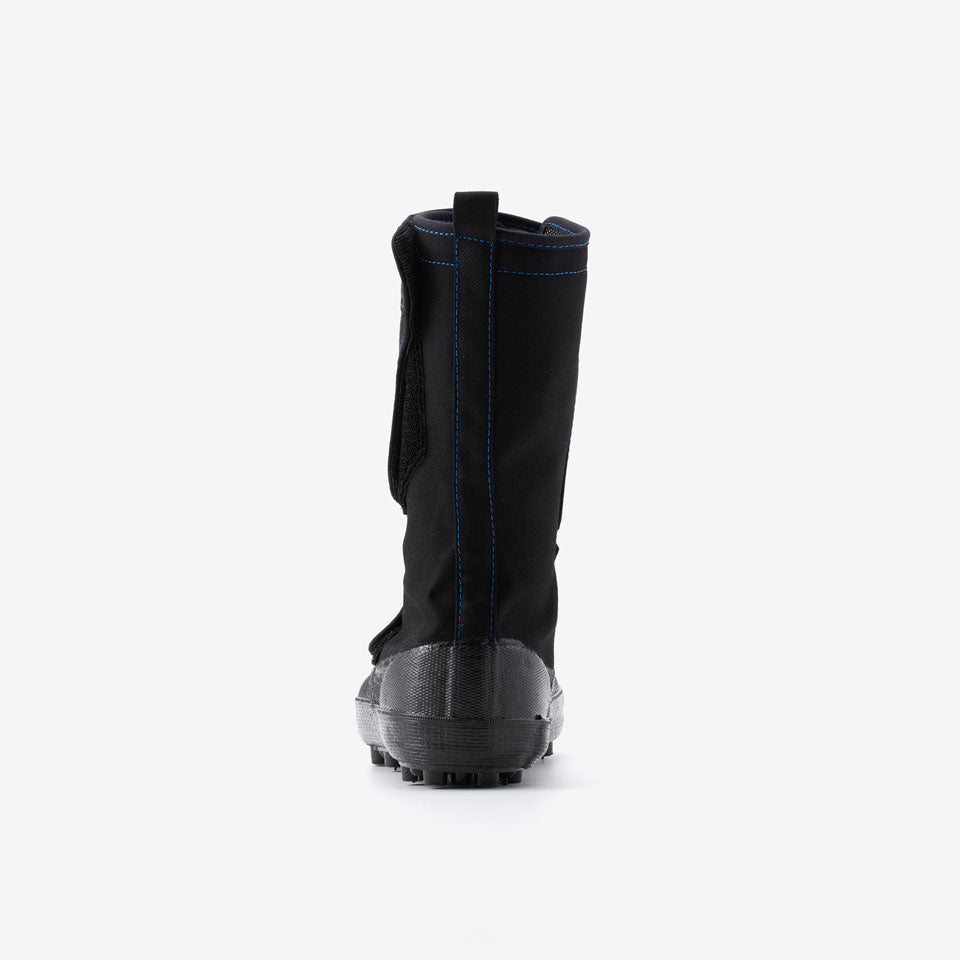 Marugo Spike Tabi Boots with Velcro All Black