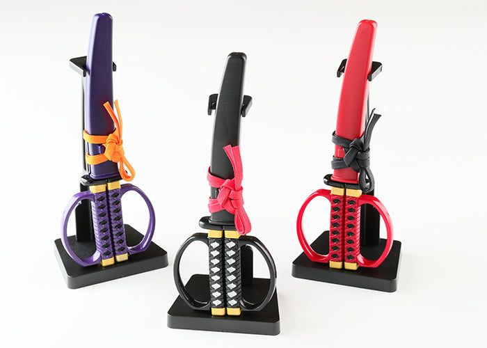 Samurai Scissors with stand 3 Colors Made in Japan