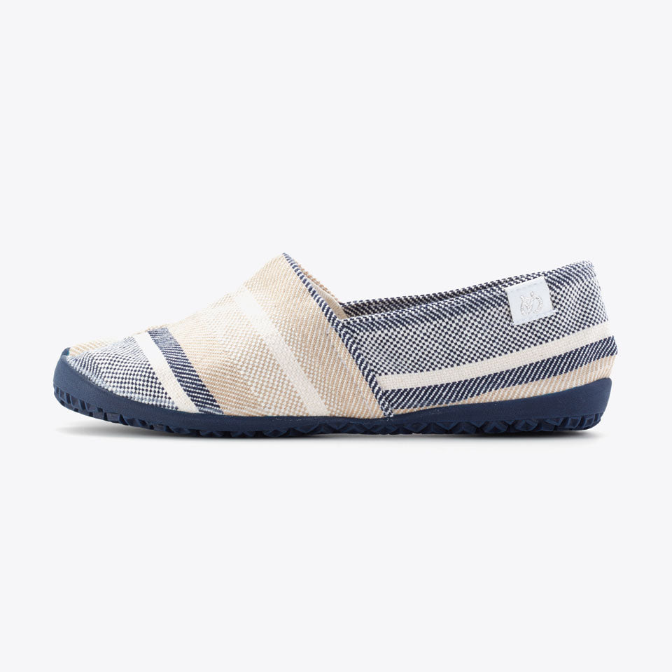 Marugo Tabirela Beige/Blue (Umi - Sea) Slipper Made in Japan