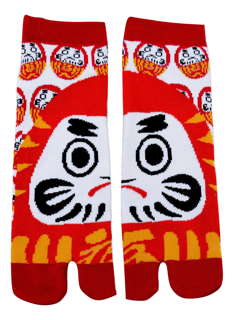 Shinobiya Original Tabi Socks: Daruma