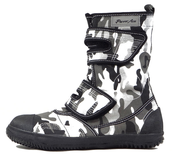 Rikio High Guard Power Ace Work Boots Camouflage White
