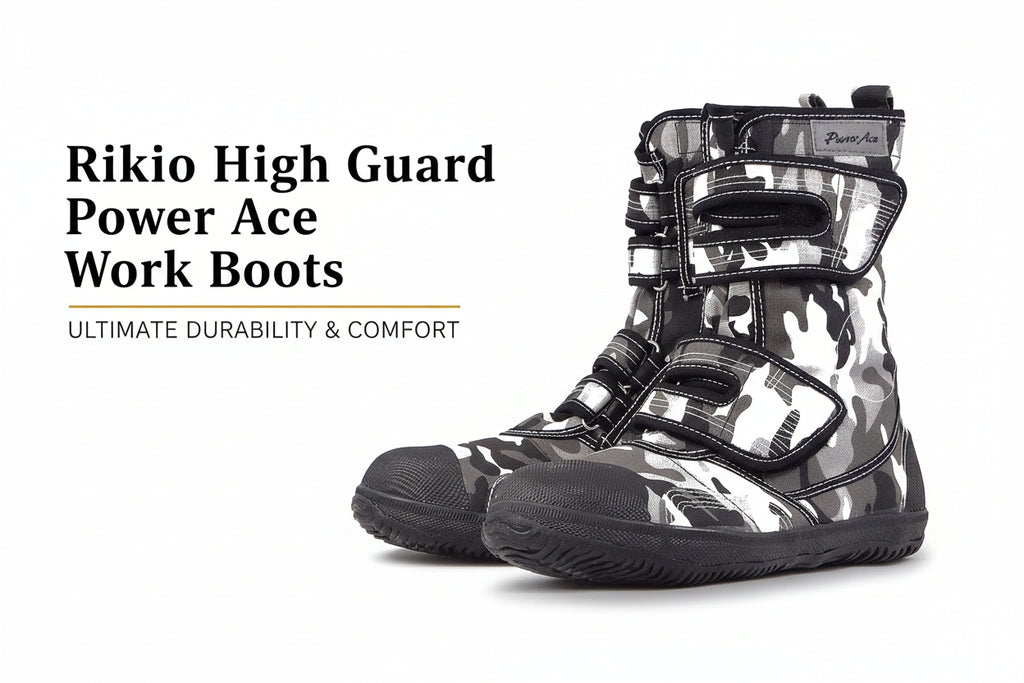Botas de trabajo Rikio High Guard Power Ace camuflaje blanco