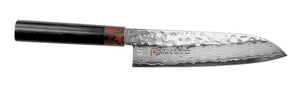 SETO Damascus Santoku Kitchen Knife 180mm (7 inches) I-Series