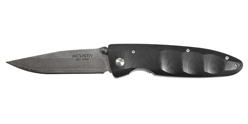Classic Wave MC-0012D Damascus Paper Knife with Black Micarta Handle