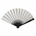 Tessen (Iron Hand Fan): Sakamoto Ryoma (White) (9.5")