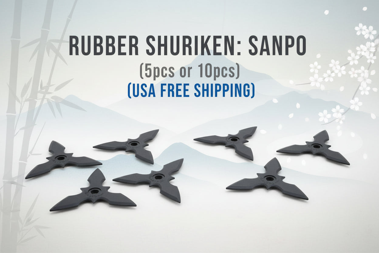 Rubber Shuriken: Sanpo (5pcs or 10pcs or 100pcs)