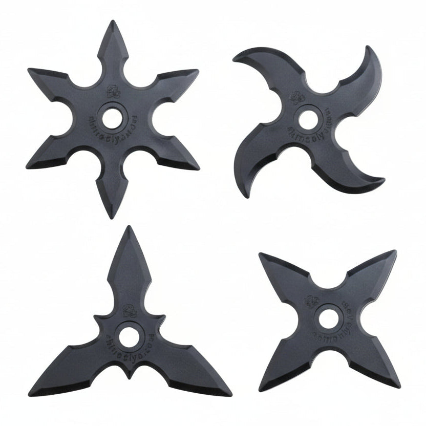 Rubber Shuriken Mix Set (4pcs)