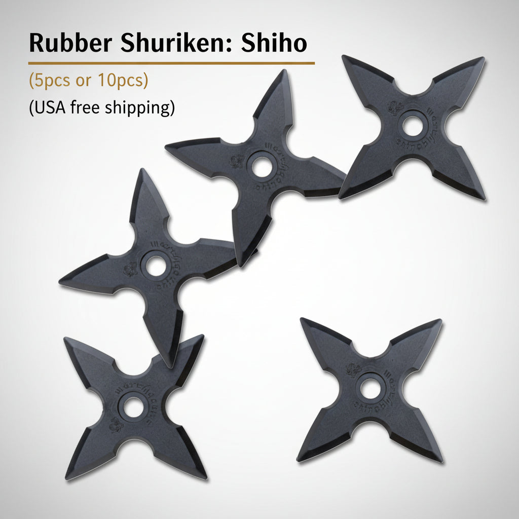 Rubber Shuriken: Shiho (5pcs or 10pcs or 100pcs)