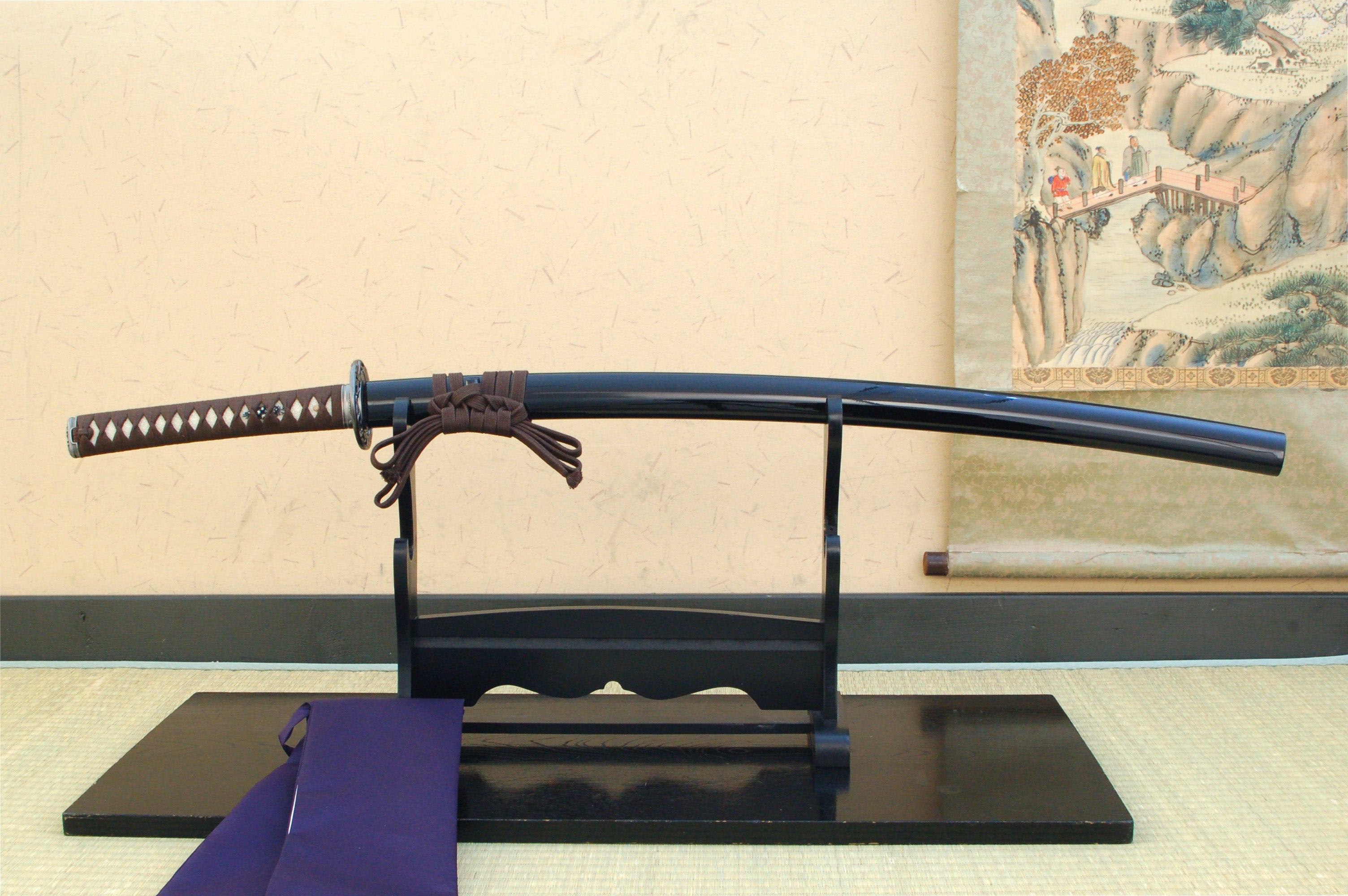 Iaito: Suburito Katana For Practice - Ginkgo Leaf Tsuba
