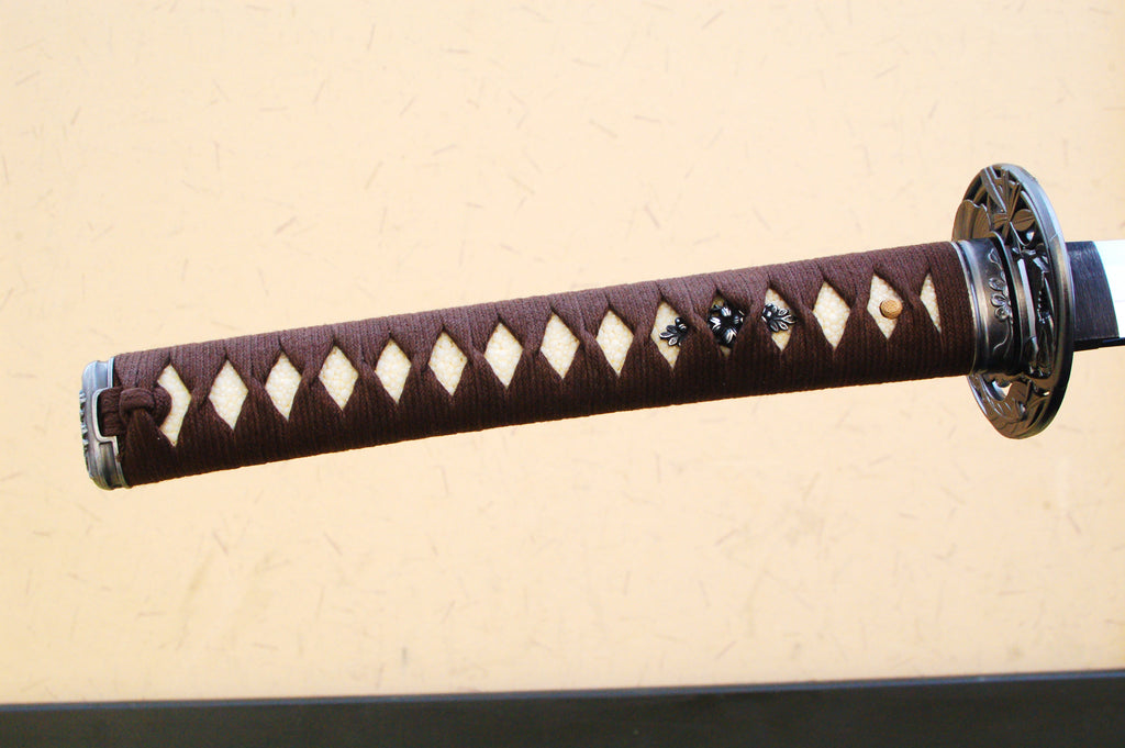 Iaito: Suburito Katana For Practice - Ginkgo Leaf Tsuba