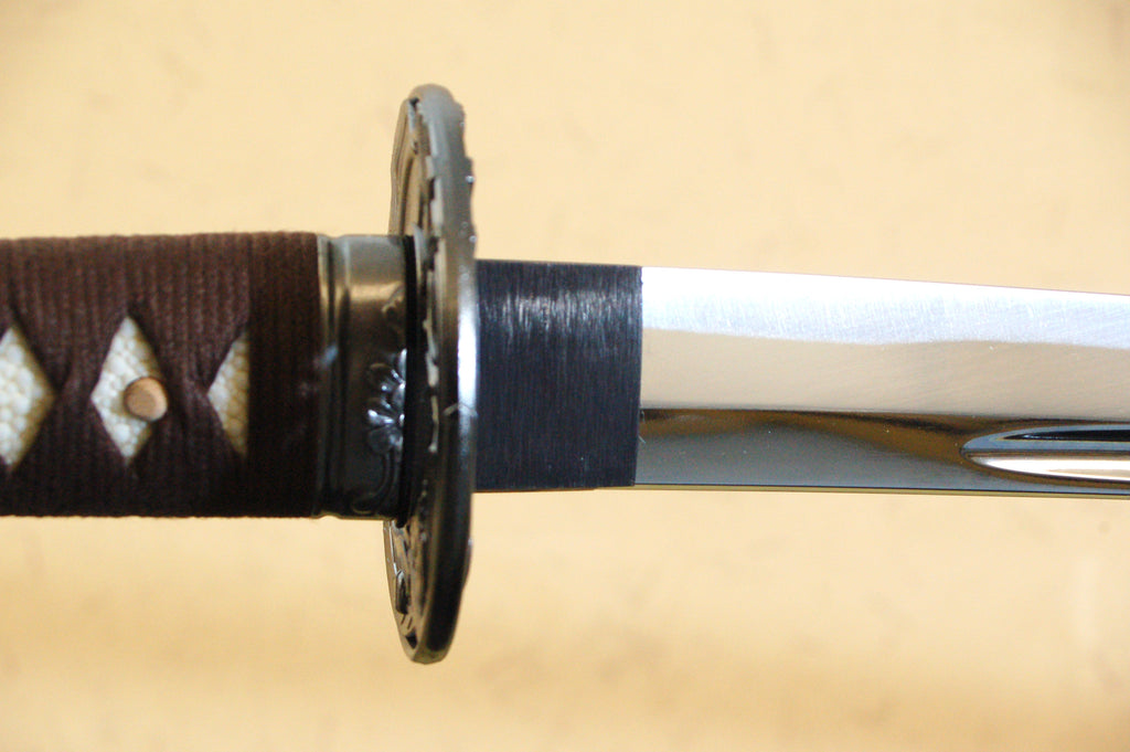 Iaito: Suburito Katana For Practice - Ginkgo Leaf Tsuba