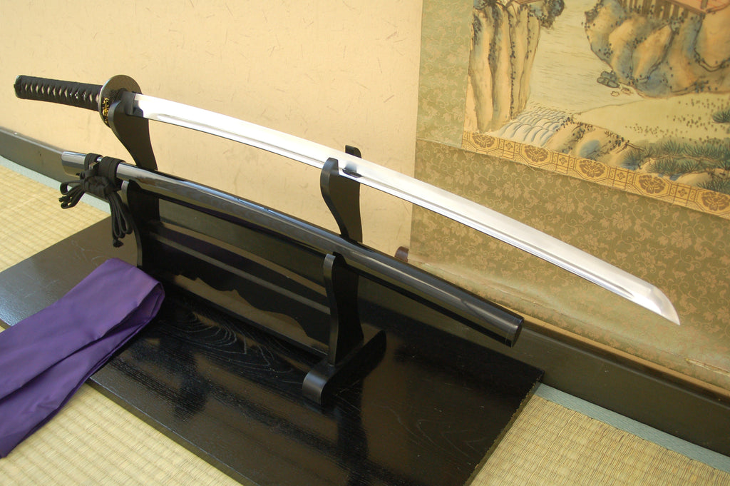 Iaito: Suburito Katana For Practice - Peony Tsuba
