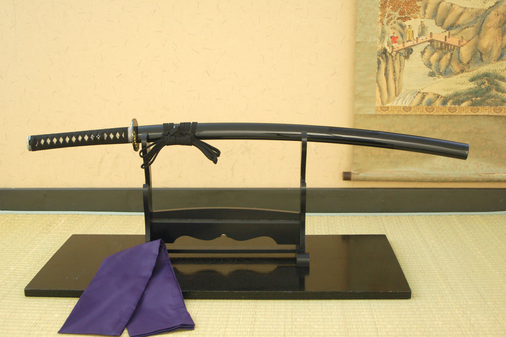 Iaito: Suburito Katana For Practice - Peony Tsuba