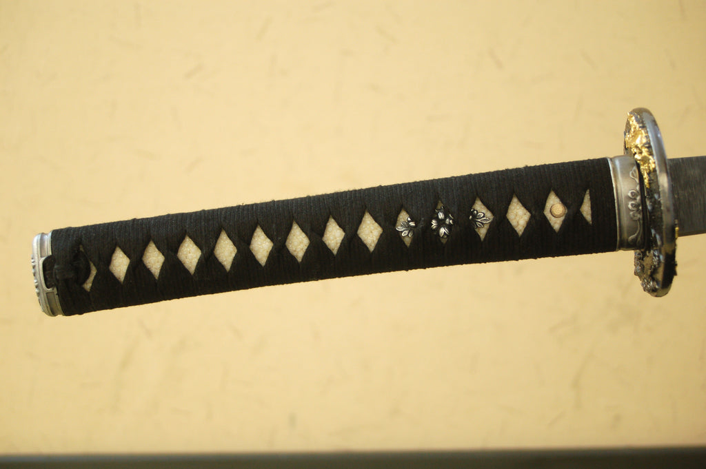 Iaito: Suburito Katana For Practice - Peony Tsuba