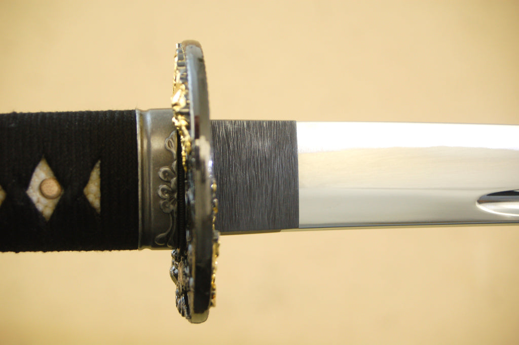 Iaito: Suburito Katana For Practice - Peony Tsuba