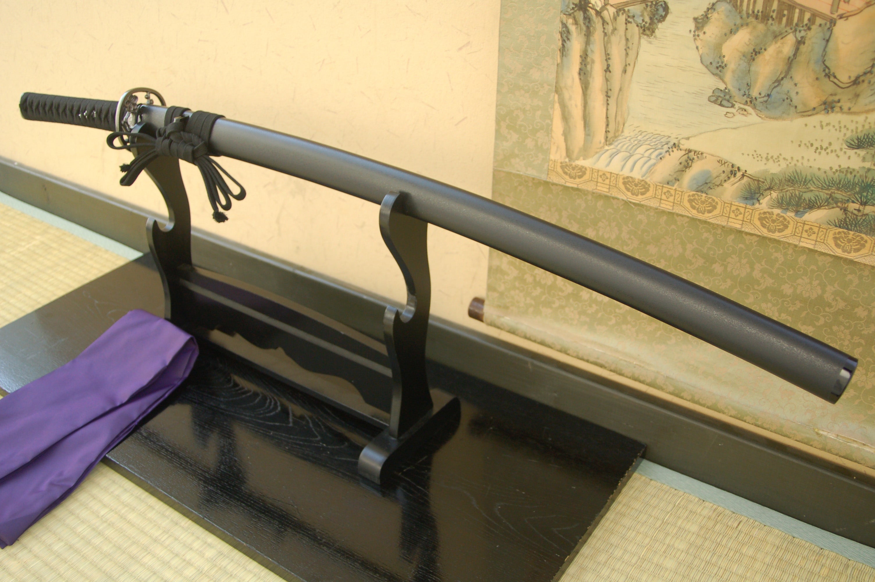 Iaito: Suburito Katana For Practice - Plum Tsuba