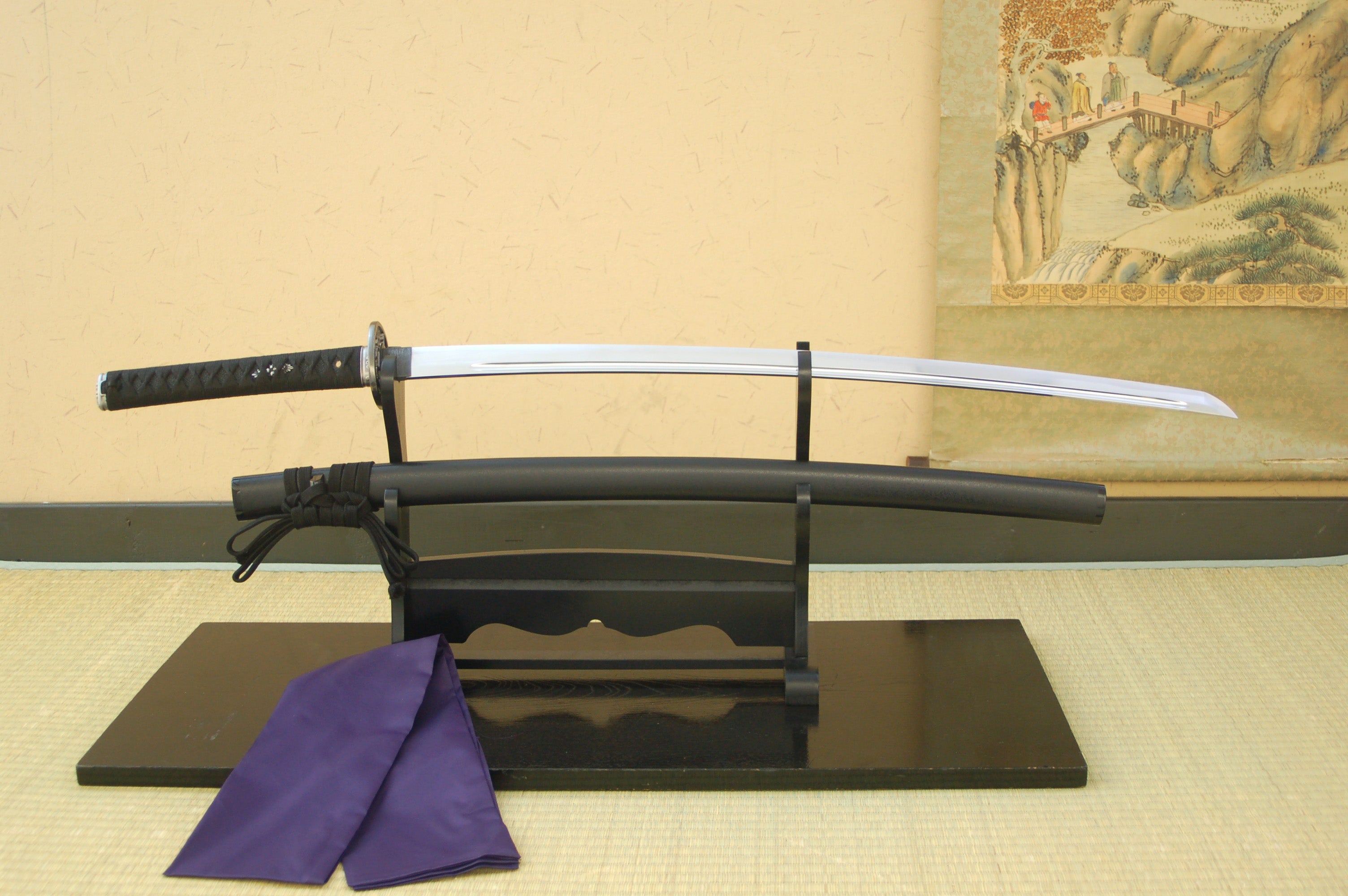 Iaito: Suburito Katana For Practice - Plum Tsuba